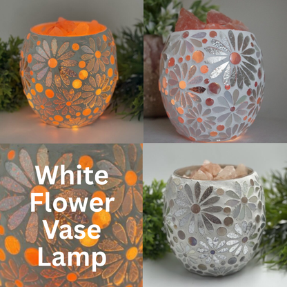 Mosaic Vase Salt Lamps