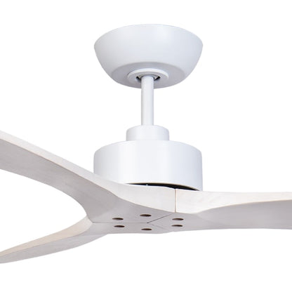 Wynd 54" v3 DC Ceiling Fan White with Whitewash blades