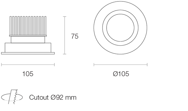 MINILED XDC10 LED Downlight