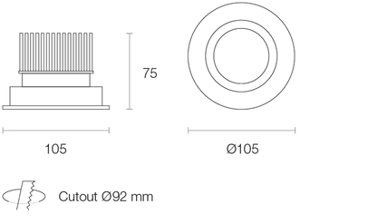 MINILED XDC10 LED Downlight