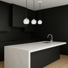 Zaha Antique Gold & Crystal 1LT Pendant