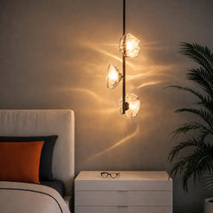 Zecca 3 Light Vertical Pendant