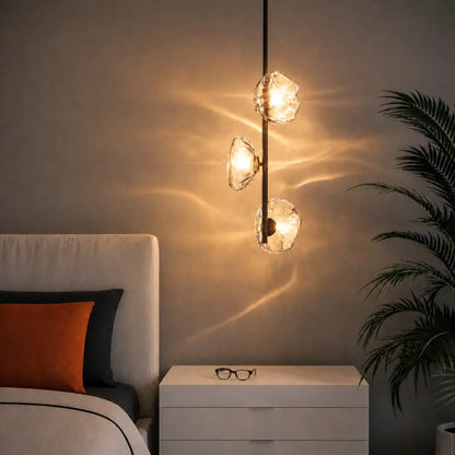 Zecca 3 Light Vertical Pendant