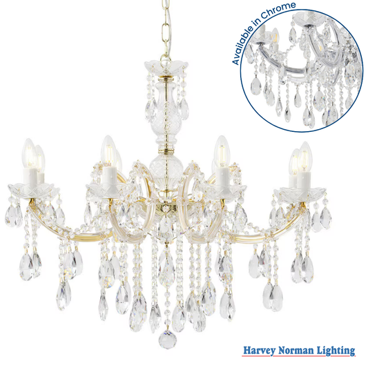 Zurich 8LT Chandelier Pendant