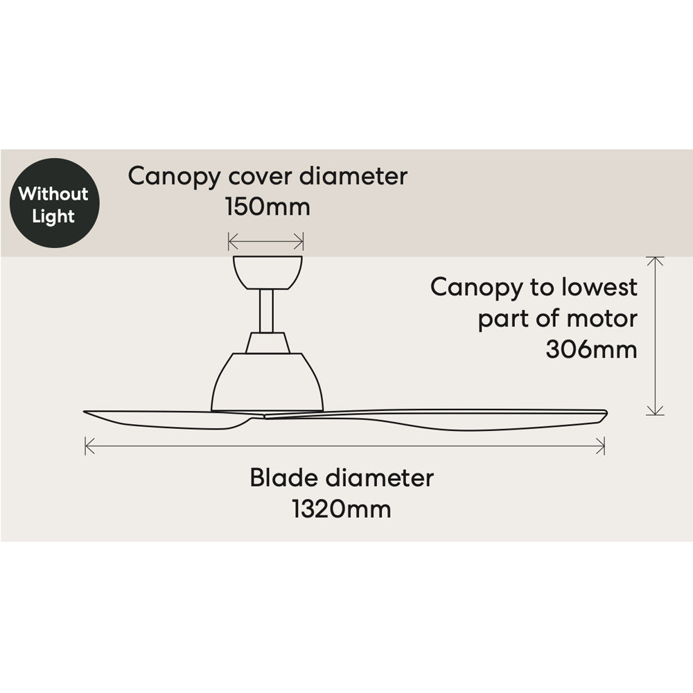 Breeze v2 AC 52" Ceiling Fan