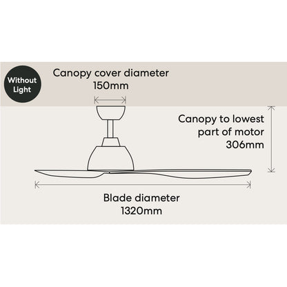 Breeze v2 AC 52" Ceiling Fan