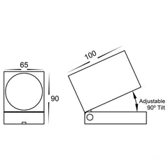 Accord Single Adjustable Wall Light