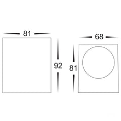 Accord Single Fixed Wall Light