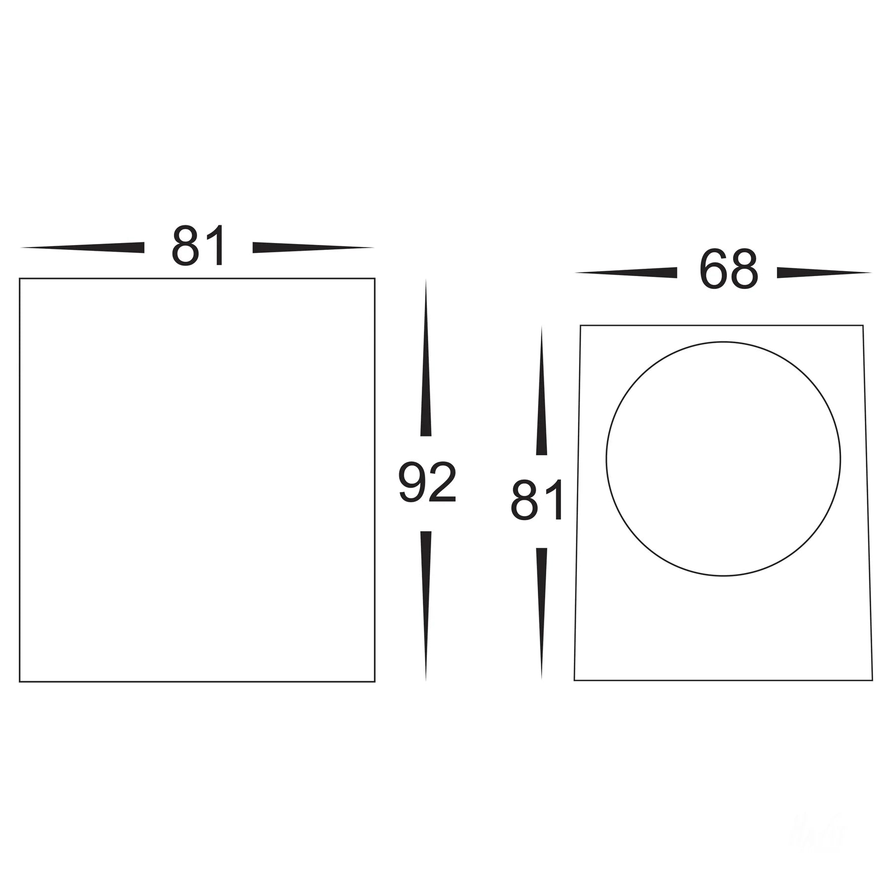 Accord Single Fixed Wall Light
