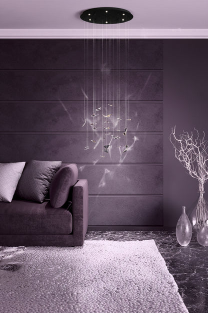 Adrados 6LT LED Butterfly Pendant