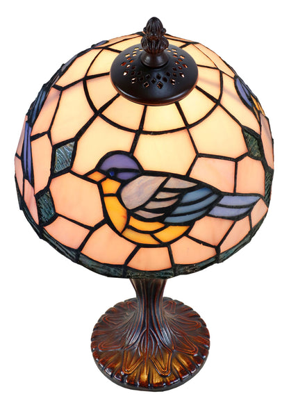 Aerie Small Bluebird Leadlight Table Lamp