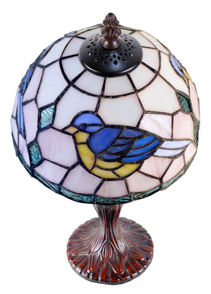 Aerie Small Bluebird Leadlight Table Lamp