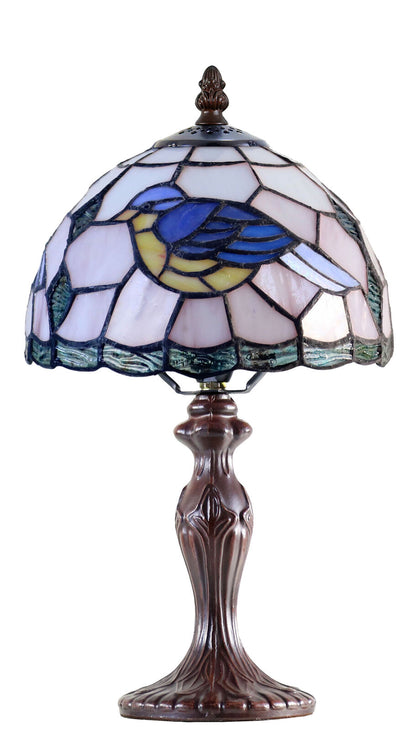 Aerie Small Bluebird Leadlight Table Lamp