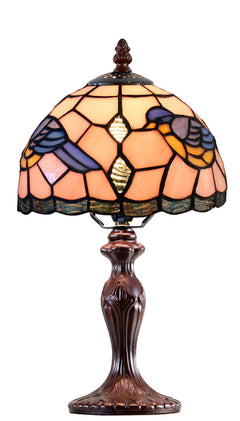 Aerie Small Bluebird Leadlight Table Lamp