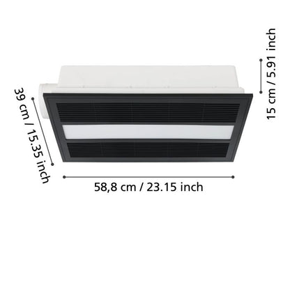 SALVADOR 4-in-1 Bathroom Heater Exhaust Fan with LED Light