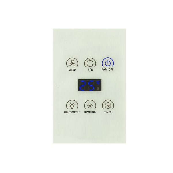 Wall Control to suit the Calibo Storm, Enviro & Profile DC Ceiling Fans