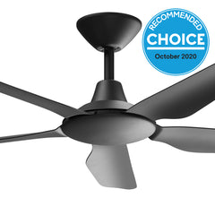 Storm 48" DC Ceiling Fan Black