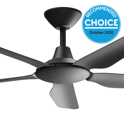 Storm 48" DC Ceiling Fan Black