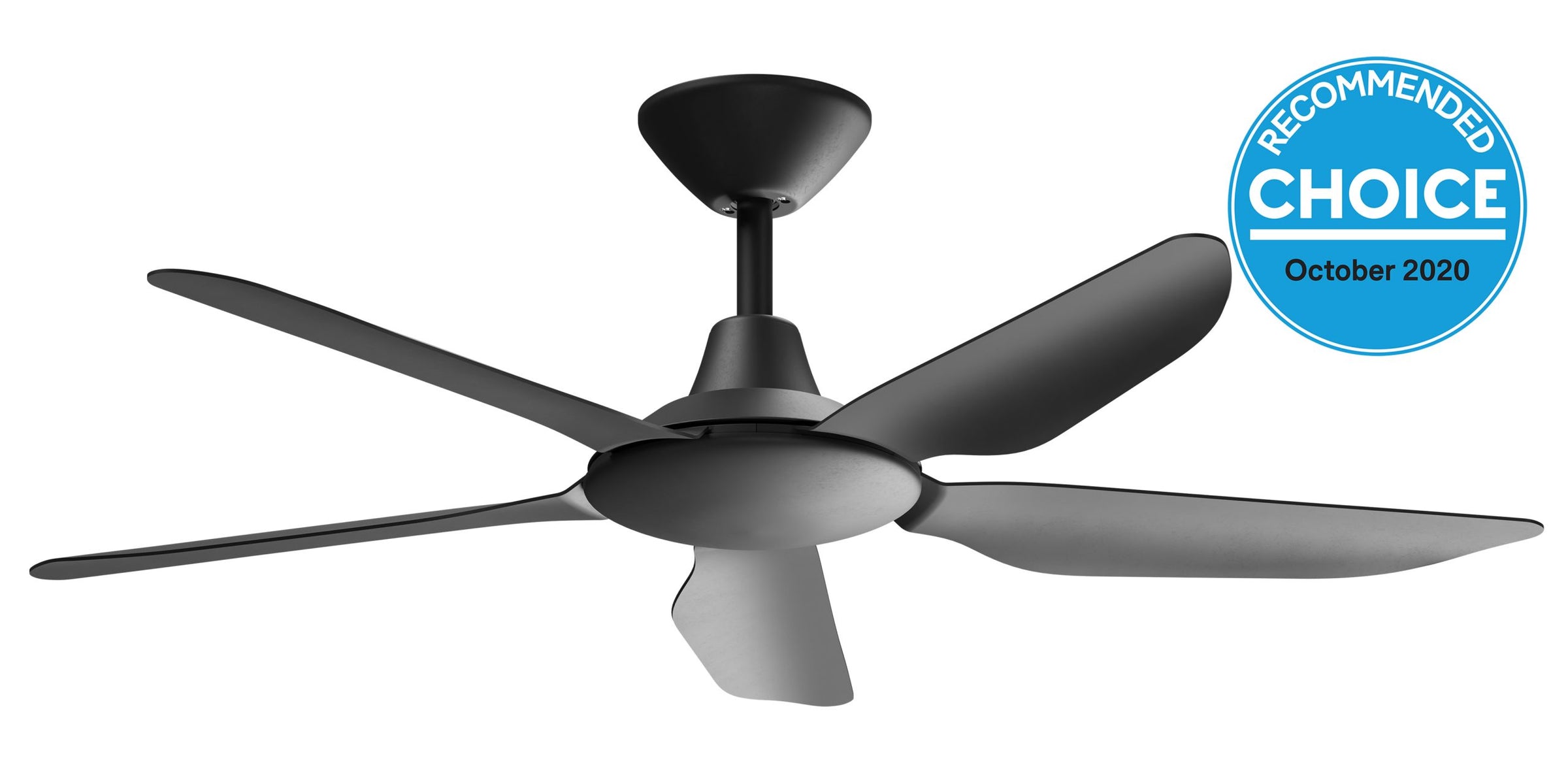 Storm 52" DC Ceiling Fan Black