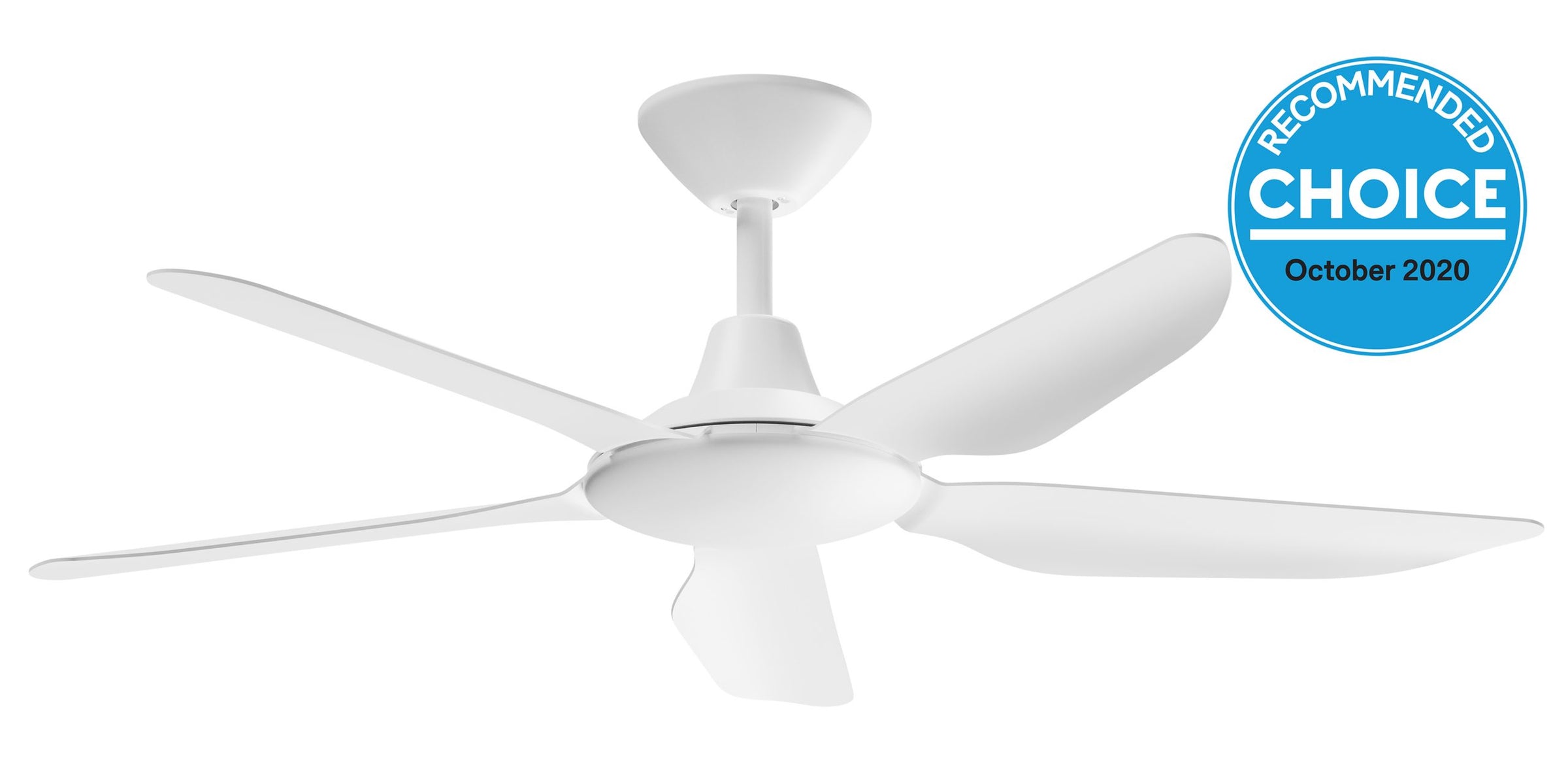 Storm 52" DC Ceiling Fan White