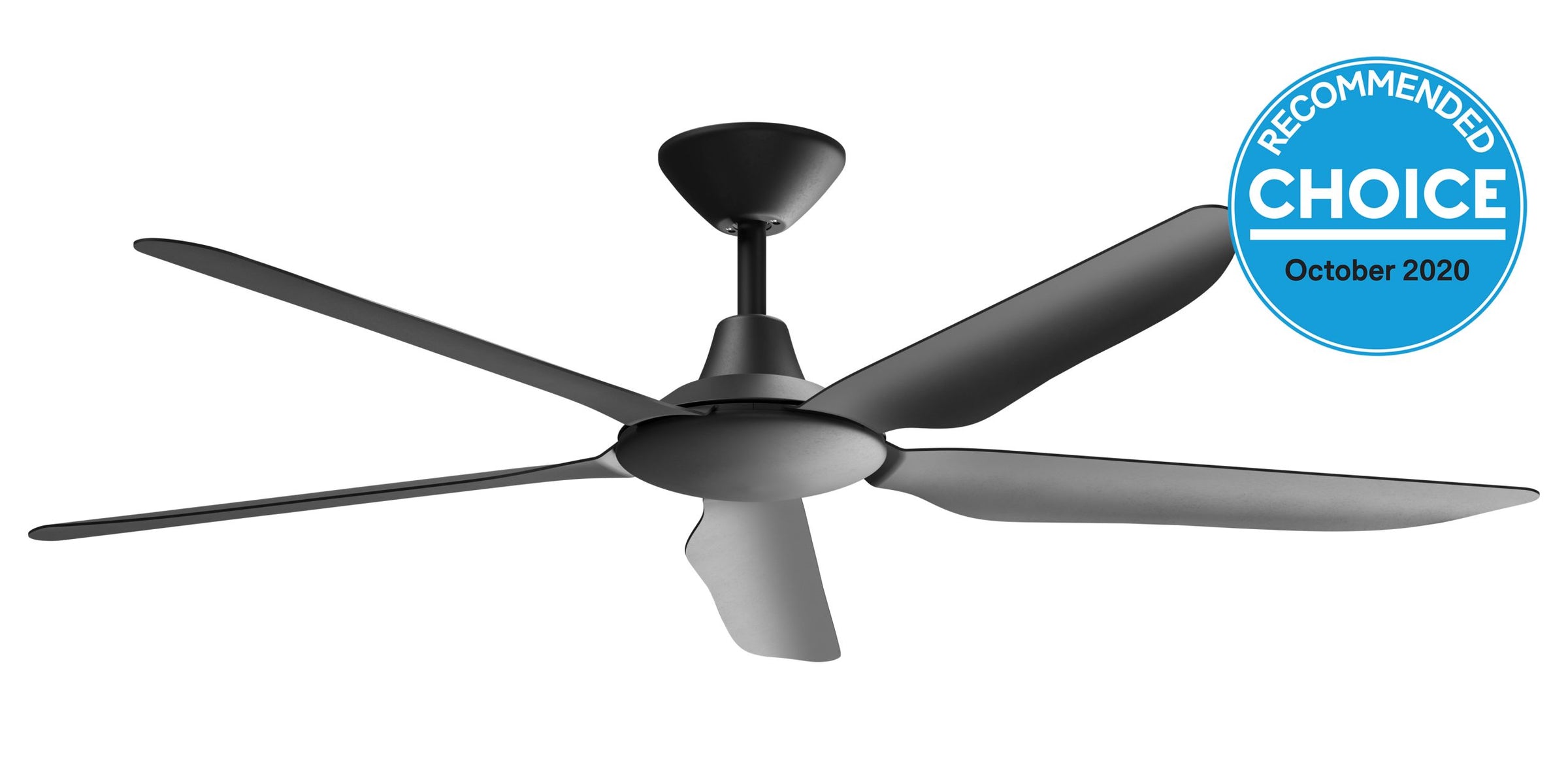 Storm 56" DC Ceiling Fan Black