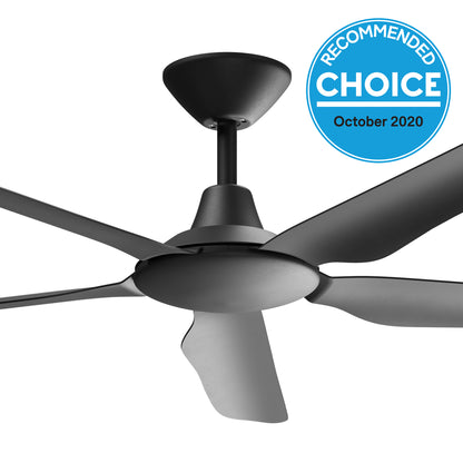 Storm 56" DC Ceiling Fan Black