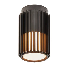 Aludra Exterior Ceiling Light Black