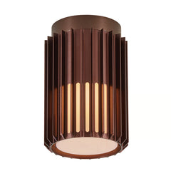 Aludra Exterior Ceiling Light Brown Metallic