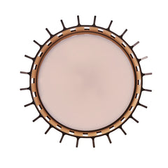 Aludra Exterior Ceiling Light Brown Metallic
