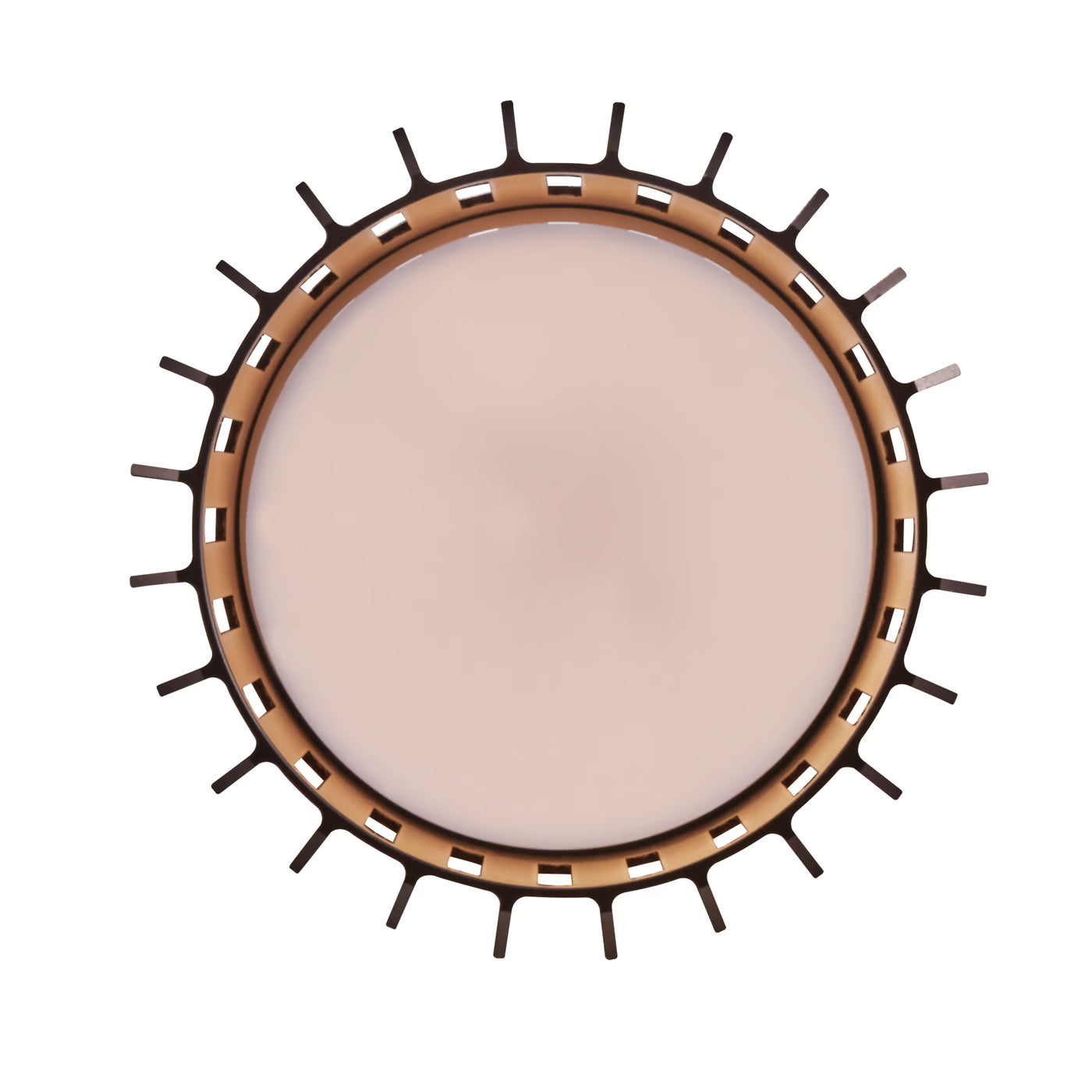 Aludra Exterior Ceiling Light Brown Metallic