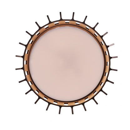 Aludra Exterior Ceiling Light Brown Metallic