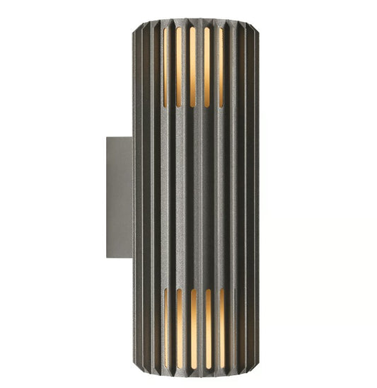 Aludra Exterior Double Wall Light Seaside Anthracite