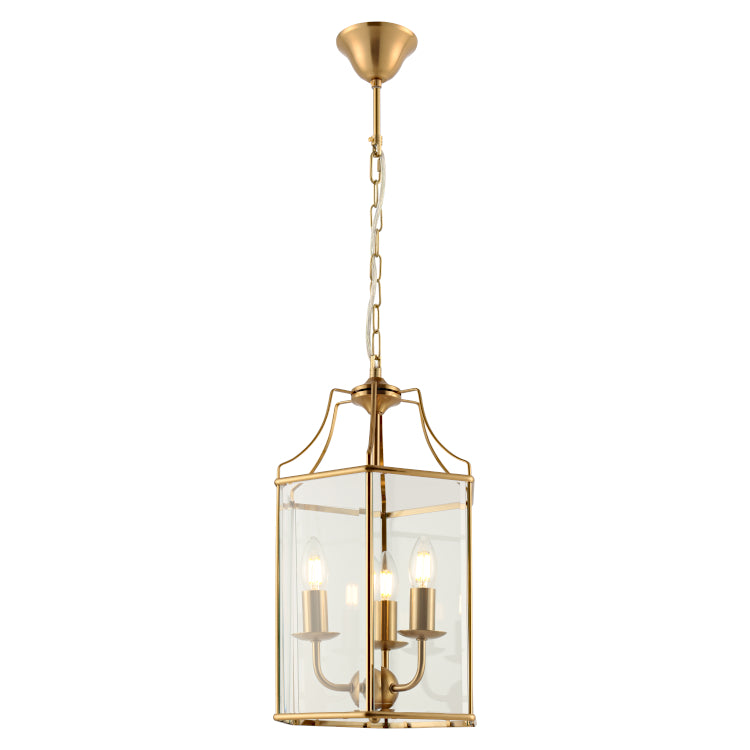 Arcadia 3 Light Pendant Gold