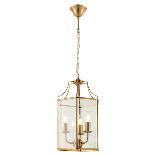Arcadia 3 Light Pendant Gold