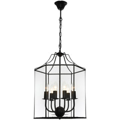 Arcadia 6 Light Pendant Black