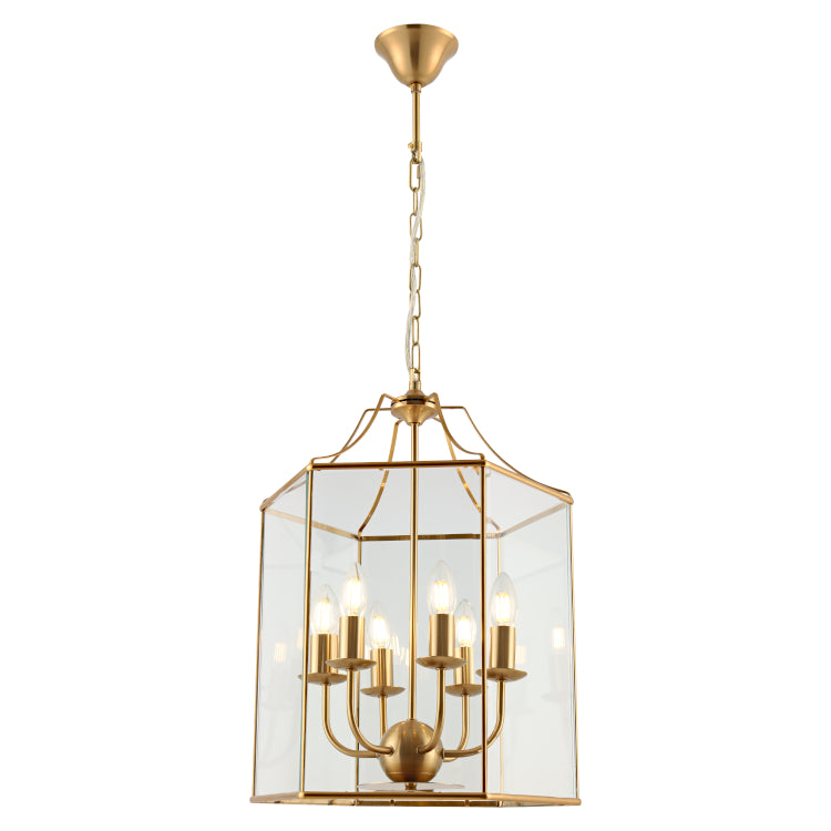 Arcadia 6 Light Pendant Gold