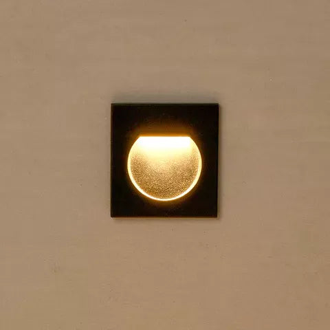 Arch 3w LED Step Light Black 5000k 240V