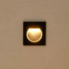 Arch 3w LED Step Light Black 3000k 240V