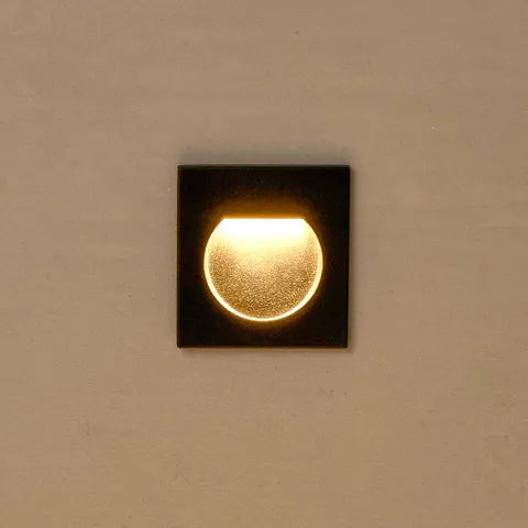 Arch 3w LED Step Light Black 5000k 12V