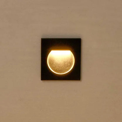 Arch 3w LED Step Light Black 5000k 12V