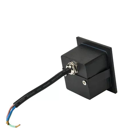 Arch 3w LED Step Light Black 3000k 240V
