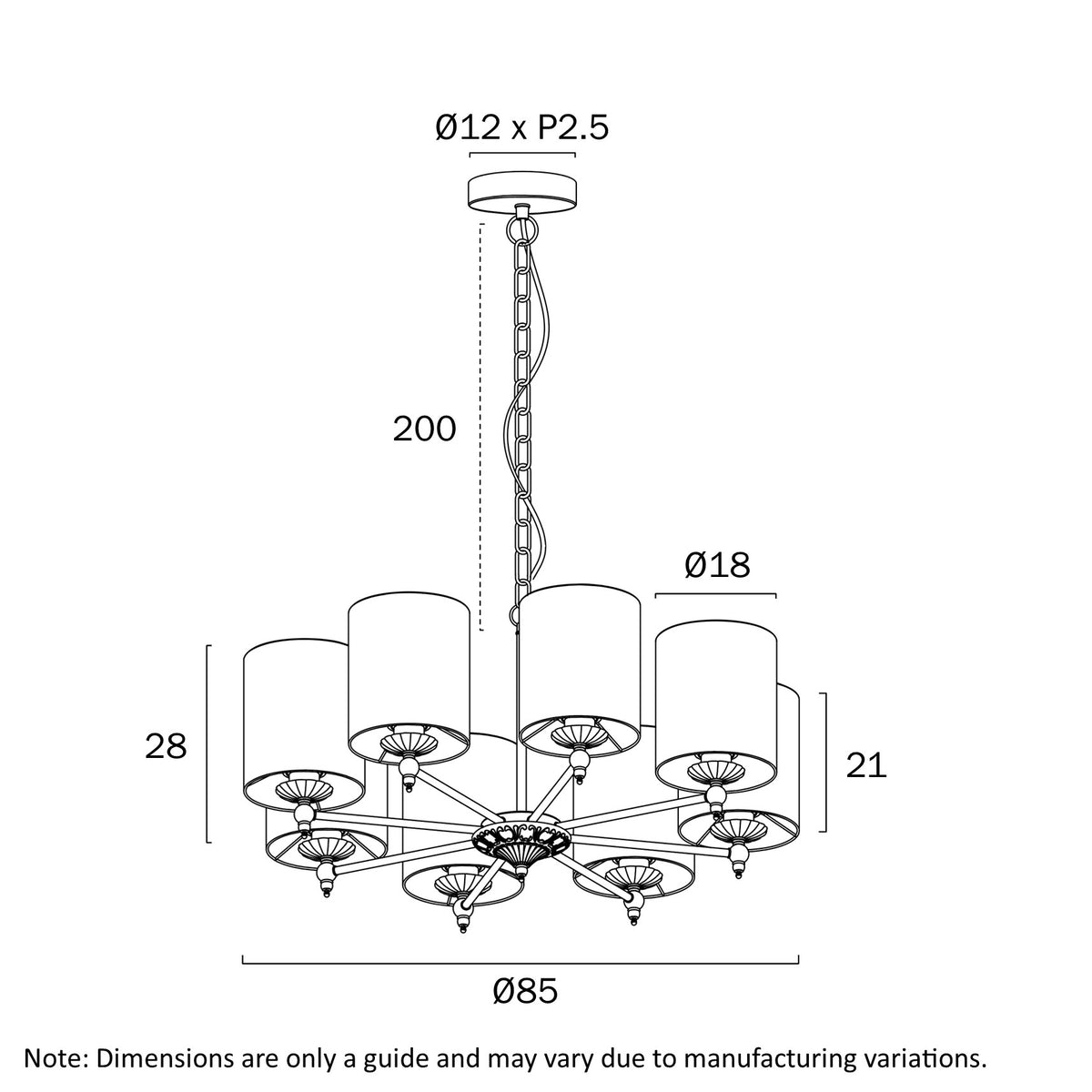 Argos 8LT Pendant
