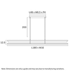 Ariva Linear LED Pendant