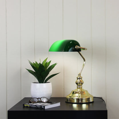 Bankers Touch Table Lamp