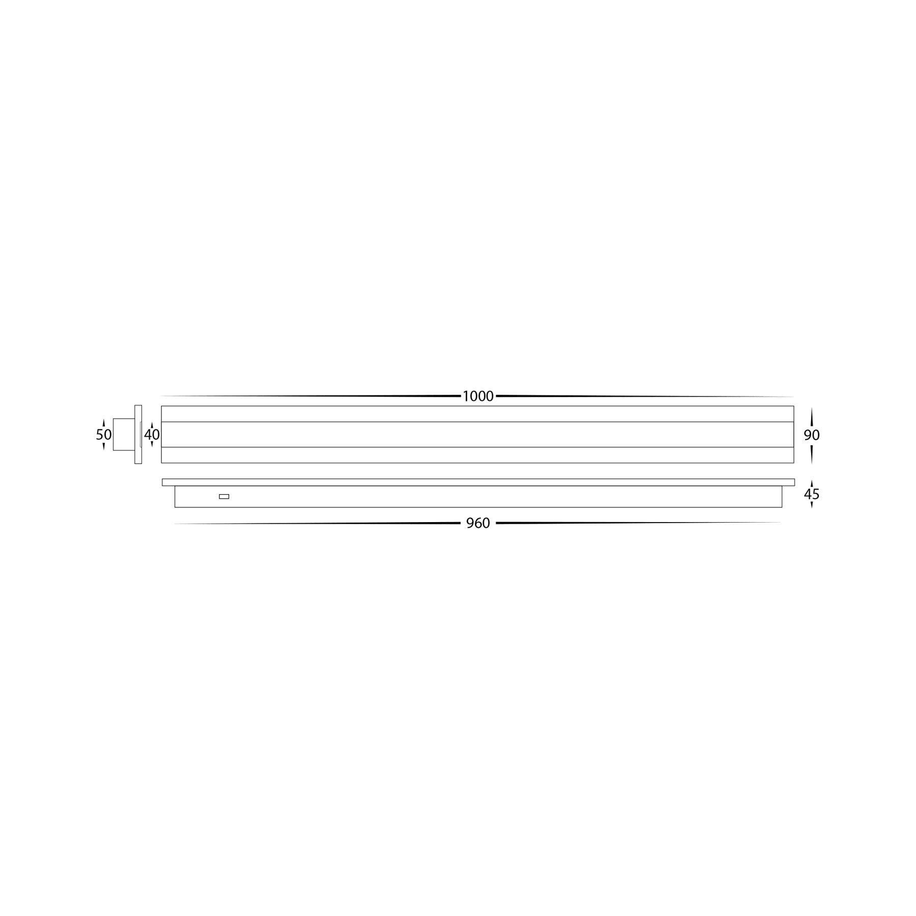 Barline Large LED Wall Light