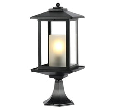 Barnet Exterior Pillar Mount Black