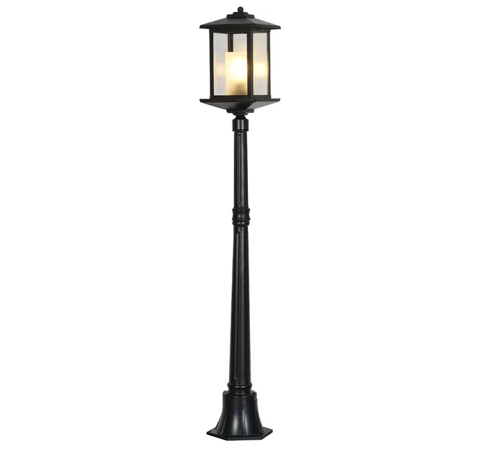 Barnet Exterior Post Light Black