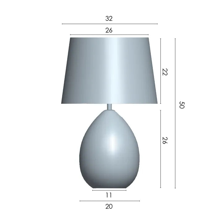 Bev Ceramic Table Lamp