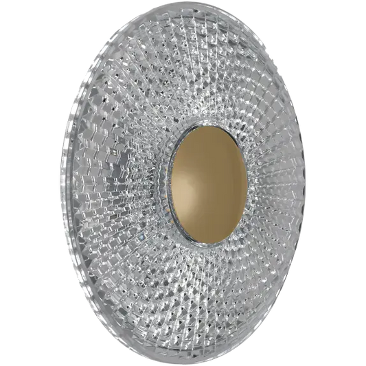 Bilby Small Crystalline LED Wall Light Brass
