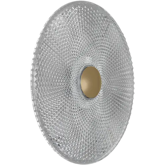 Bilby Large Crystalline LED Wall Light Brass
